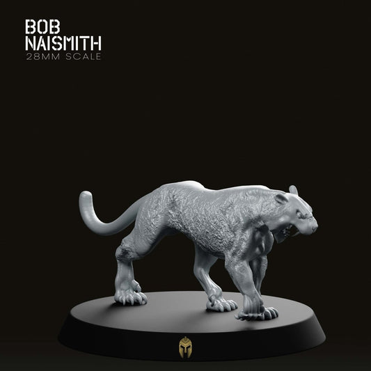 Cat Panther Adit Dantes Miniature - We Print Miniatures -Bob Naismith Miniatures