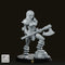 Chaos Female Axe 2 Miniature - We Print Miniatures -RN Estudio