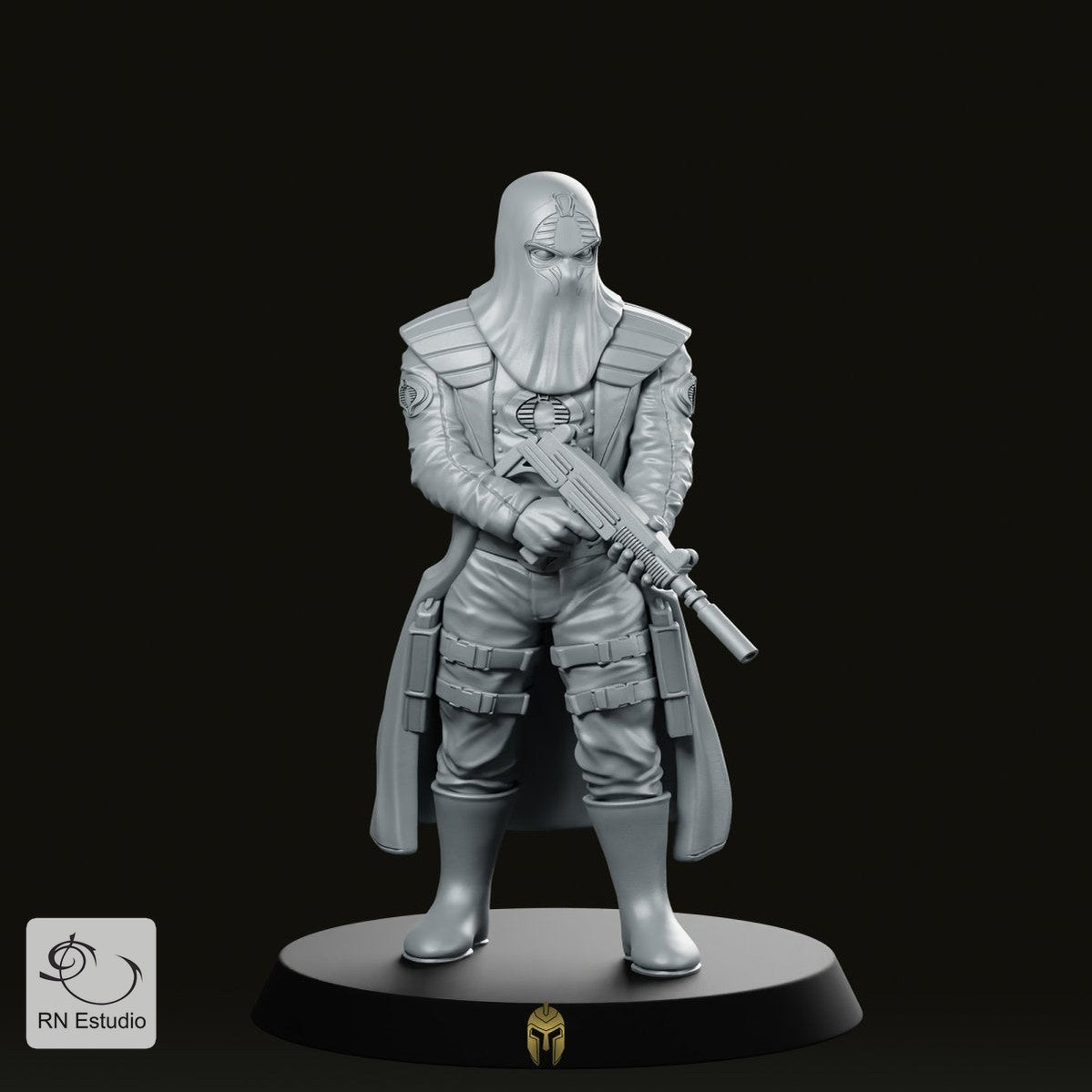 Cobra Commander GI JIM Miniature - We Print Miniatures
