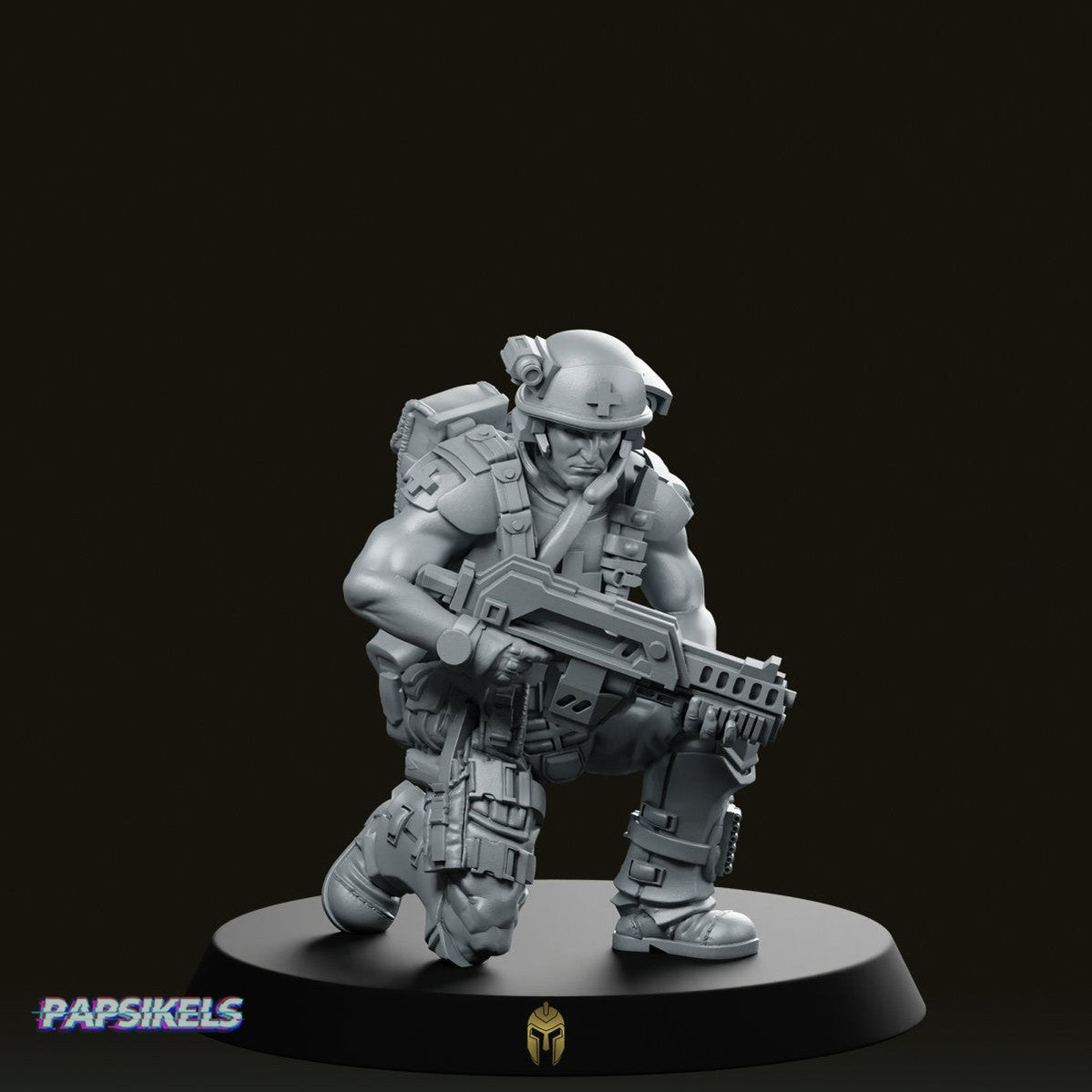 Colonila Medic Alex Webner Miniature - We Print Miniatures