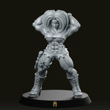 Commando Pinup Cyberpunk Miniature - We Print Miniatures