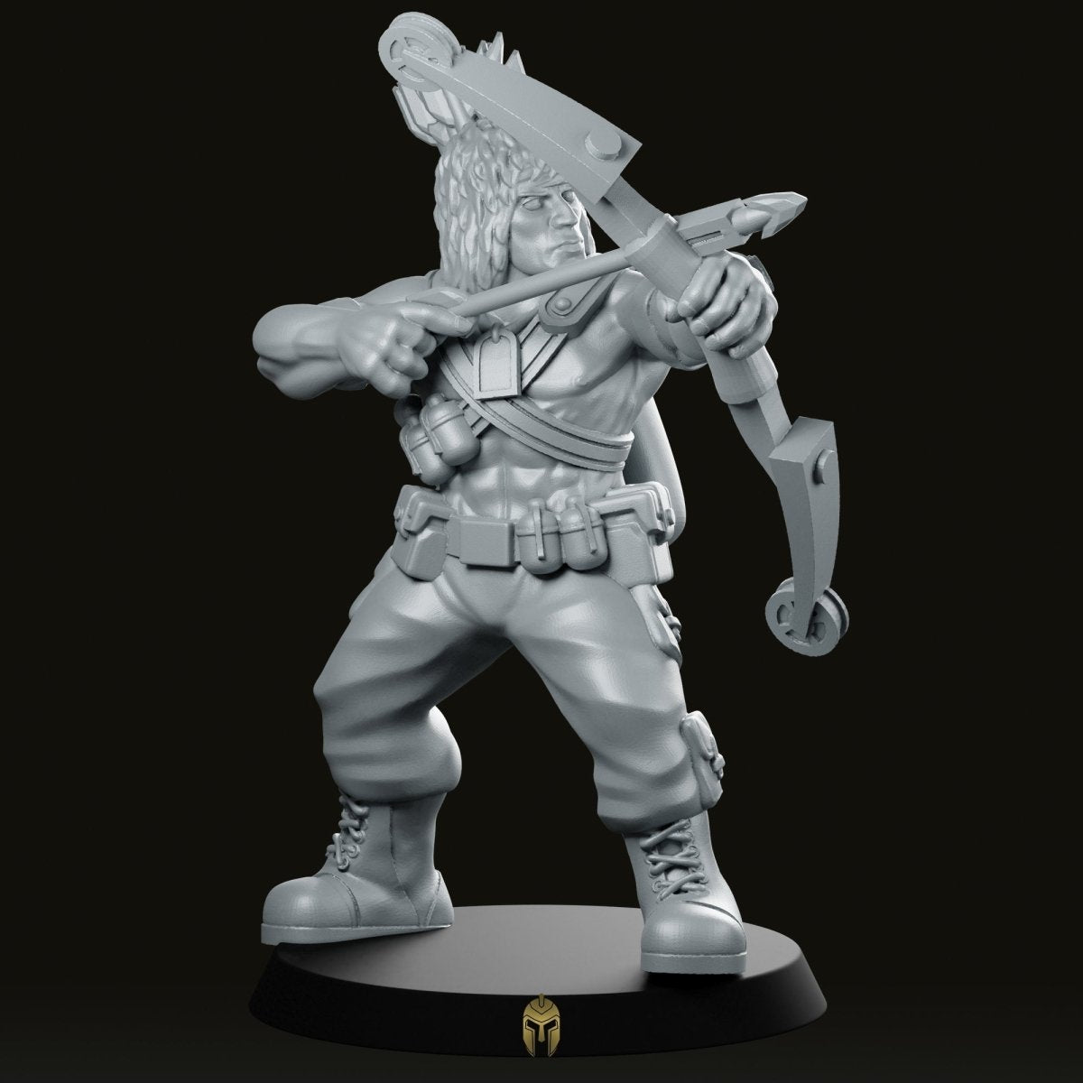 Commando with Bow and Arrow Miniature - We Print Miniatures -Onmioji