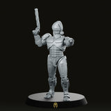 Battle Cop Christmas Miniature - We Print Miniatures