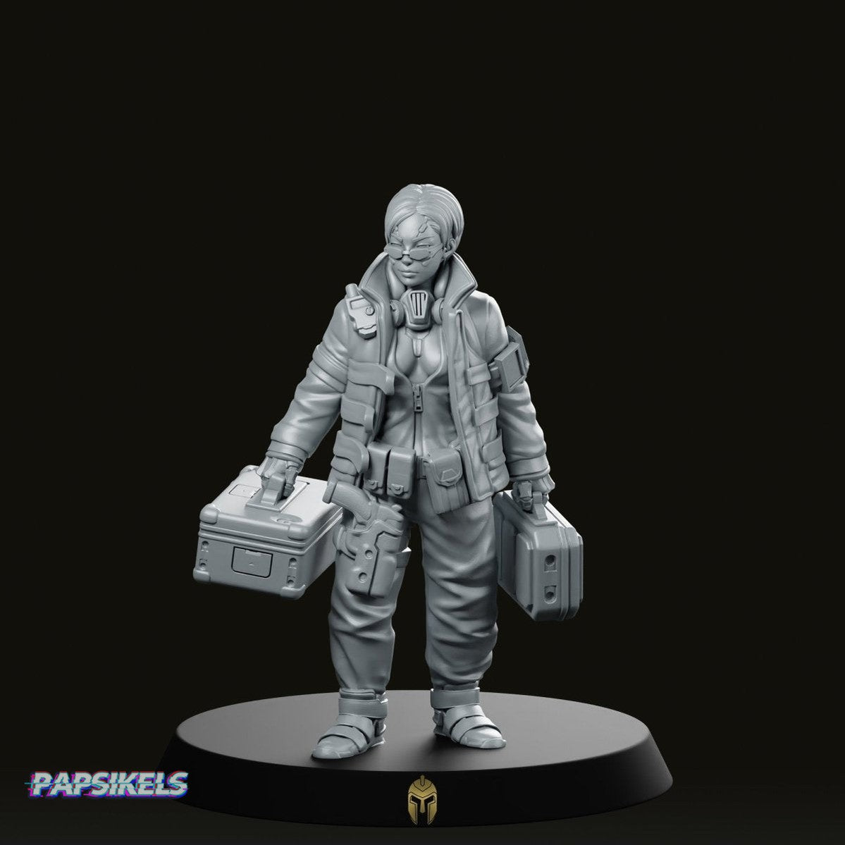 Cyber Medic Jalice Parabyum Miniature - We Print Miniatures