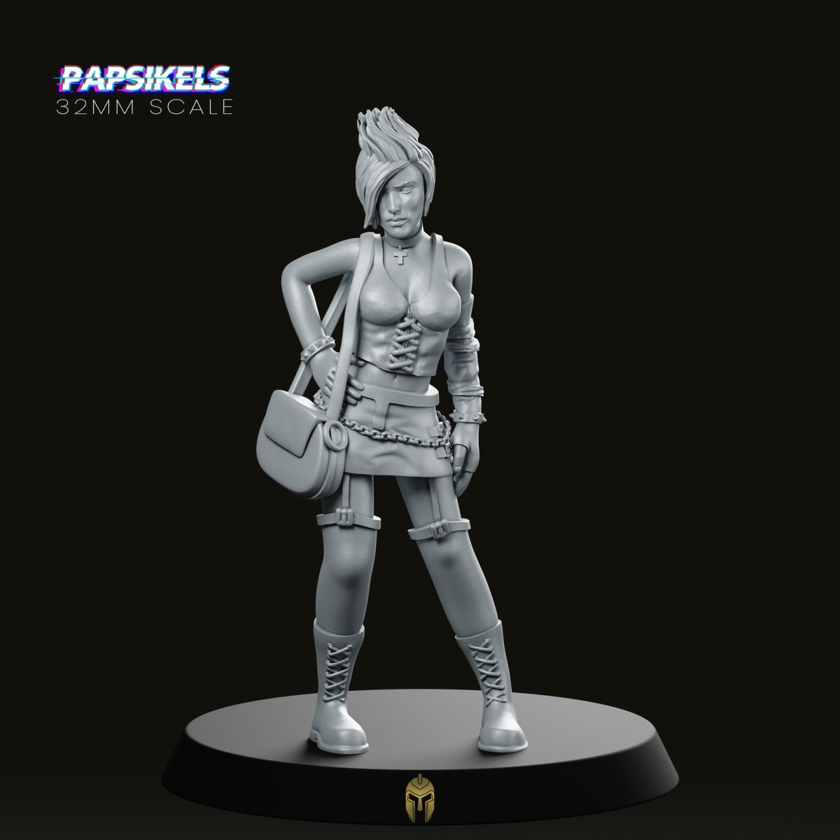 Cyberpunk Citizen Carlita Miniature - We Print Miniatures