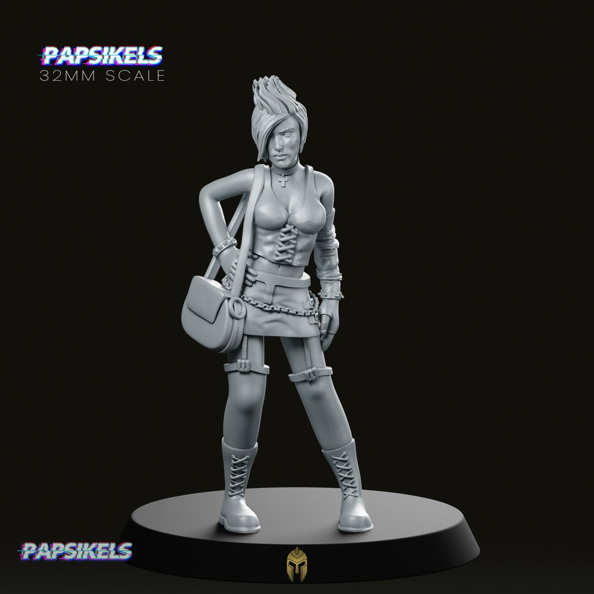 Cyberpunk Citizen Carlita Miniature - We Print Miniatures