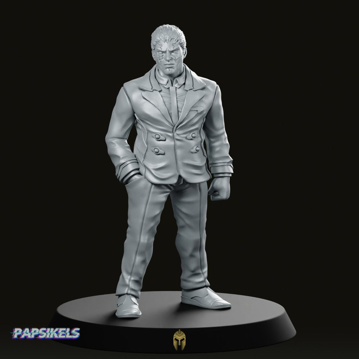 Cyberpunk Corporate Fixer Miniature - We Print Miniatures