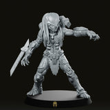 Cyra X Cyborg Skull Hunter Miniature - We Print Miniatures