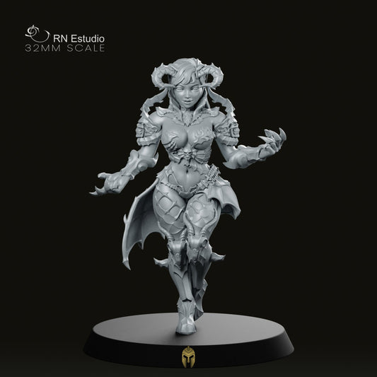 Deamon Levedith Witch Miniature - We Print Miniatures