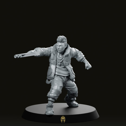 Dee Ramirez Cyber Edgestrider Miniature - We Print Miniatures