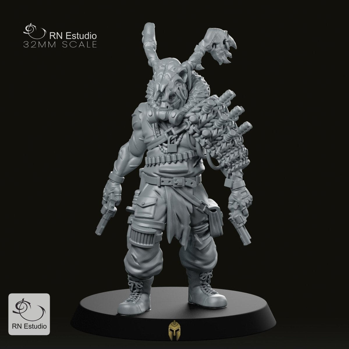 Devil Wheeler Cyberpunk Miniature - We Print Miniatures