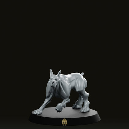 Doberman 3 Miniatura Cane Compagno Segugio Fantasy Aggressivo