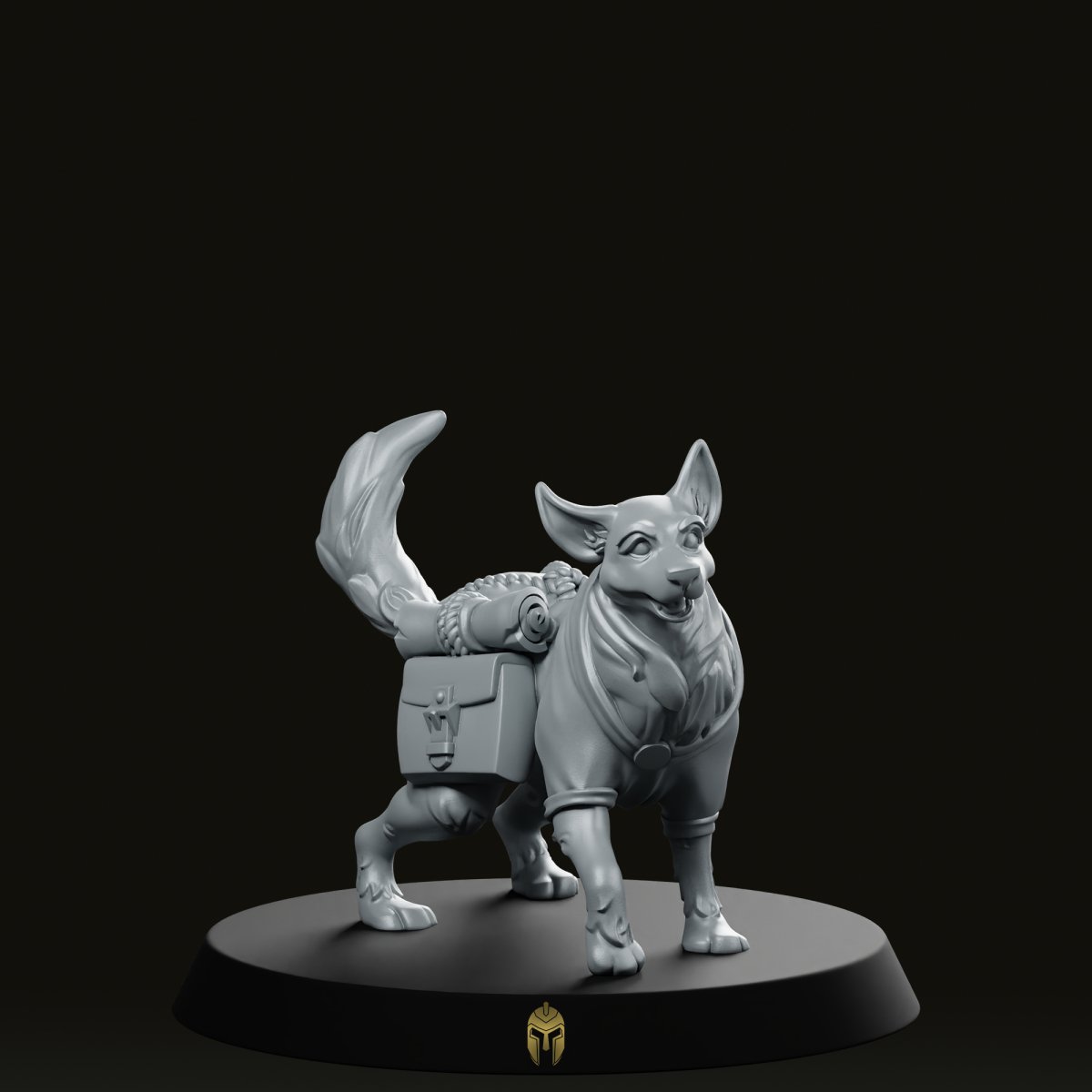 Dog German Explorer Miniature - We Print Miniatures -CastNPlay