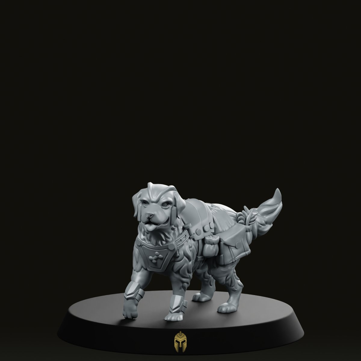 Dog Gold Rogue B Pet Miniature - We Print Miniatures