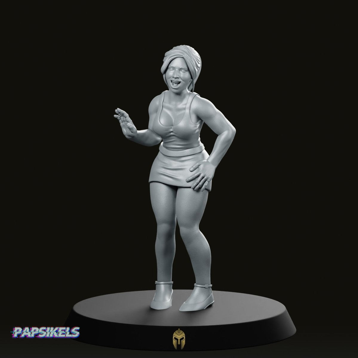 Dollar Babe Jennie Scifi Miniature - We Print Miniatures
