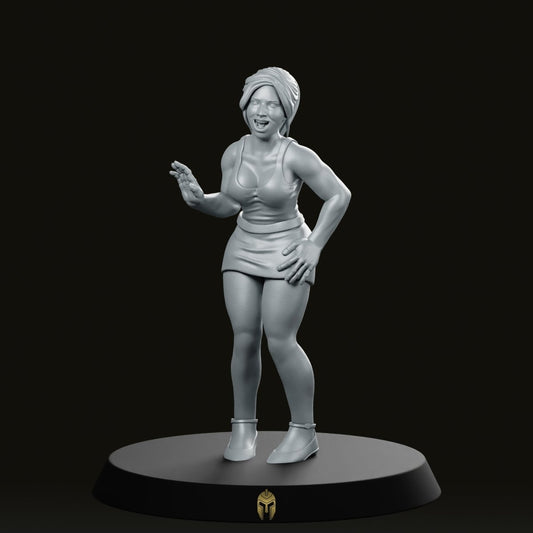 Dollar Babe Jennie Scifi Miniature - We Print Miniatures