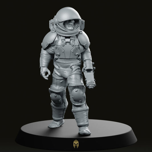 Drethesh Spacesuits Miniature - We Print Miniatures -Bob Naismith Miniatures