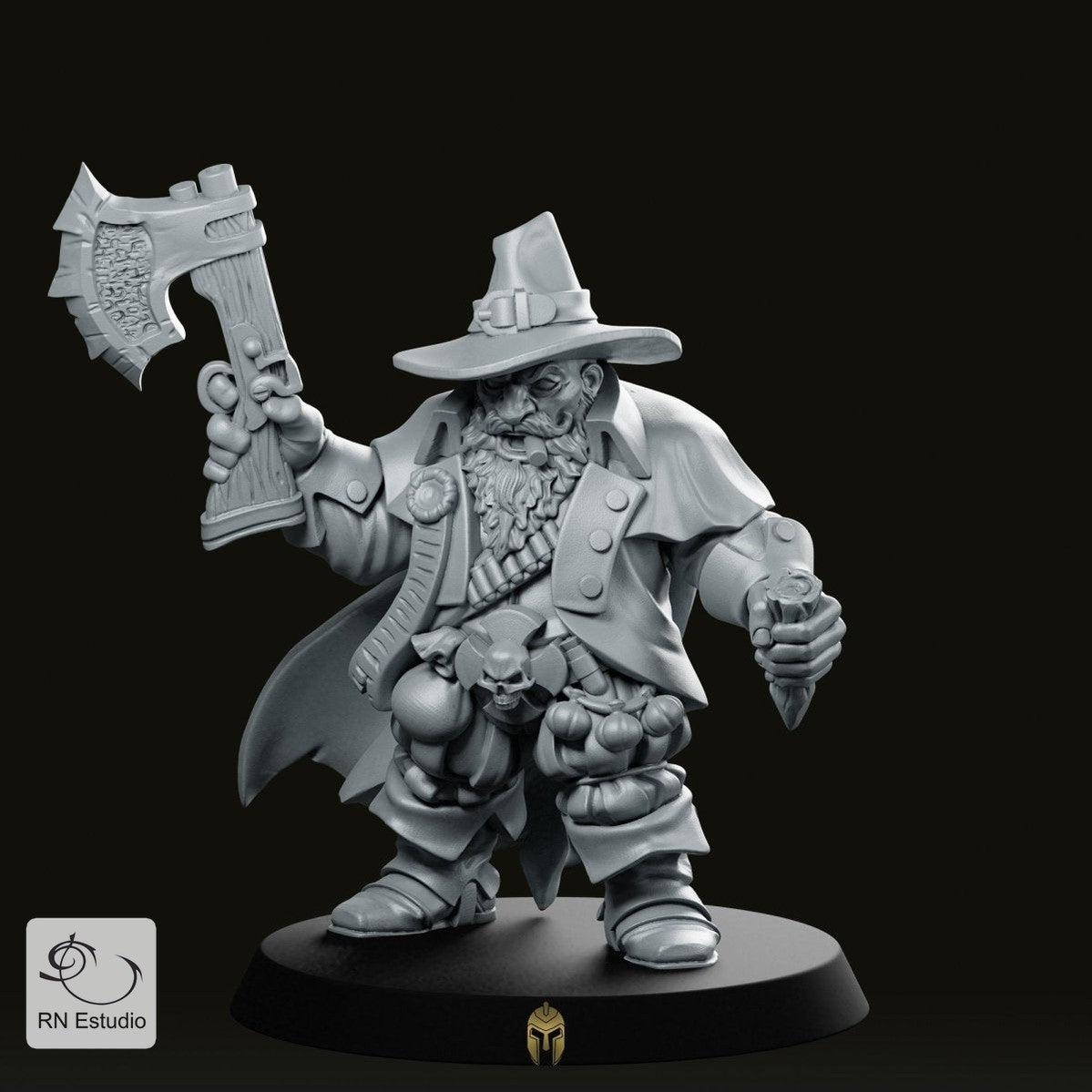 Dwarf Balur van Helding Miniature - We Print Miniatures