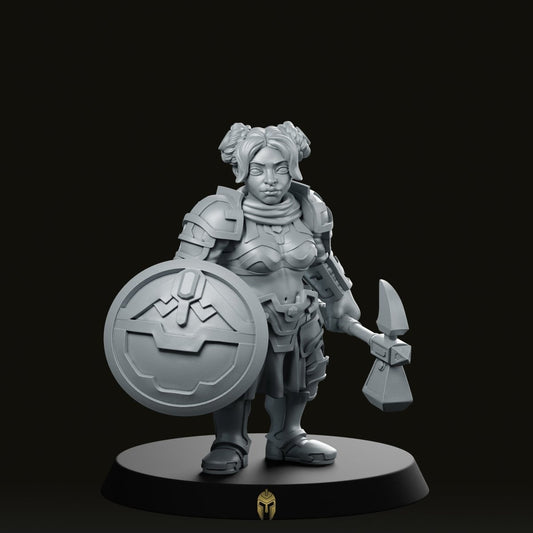 Dwarf Female Daughters of KU 5 Miniature - We Print Miniatures