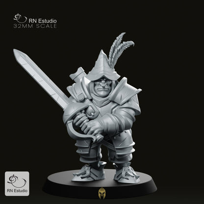 Edwin Warrior Miniature - We Print Miniatures