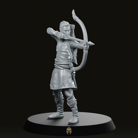 Elf Archer A Fantasy Miniature - We Print Miniatures -The Printing Goes Ever On