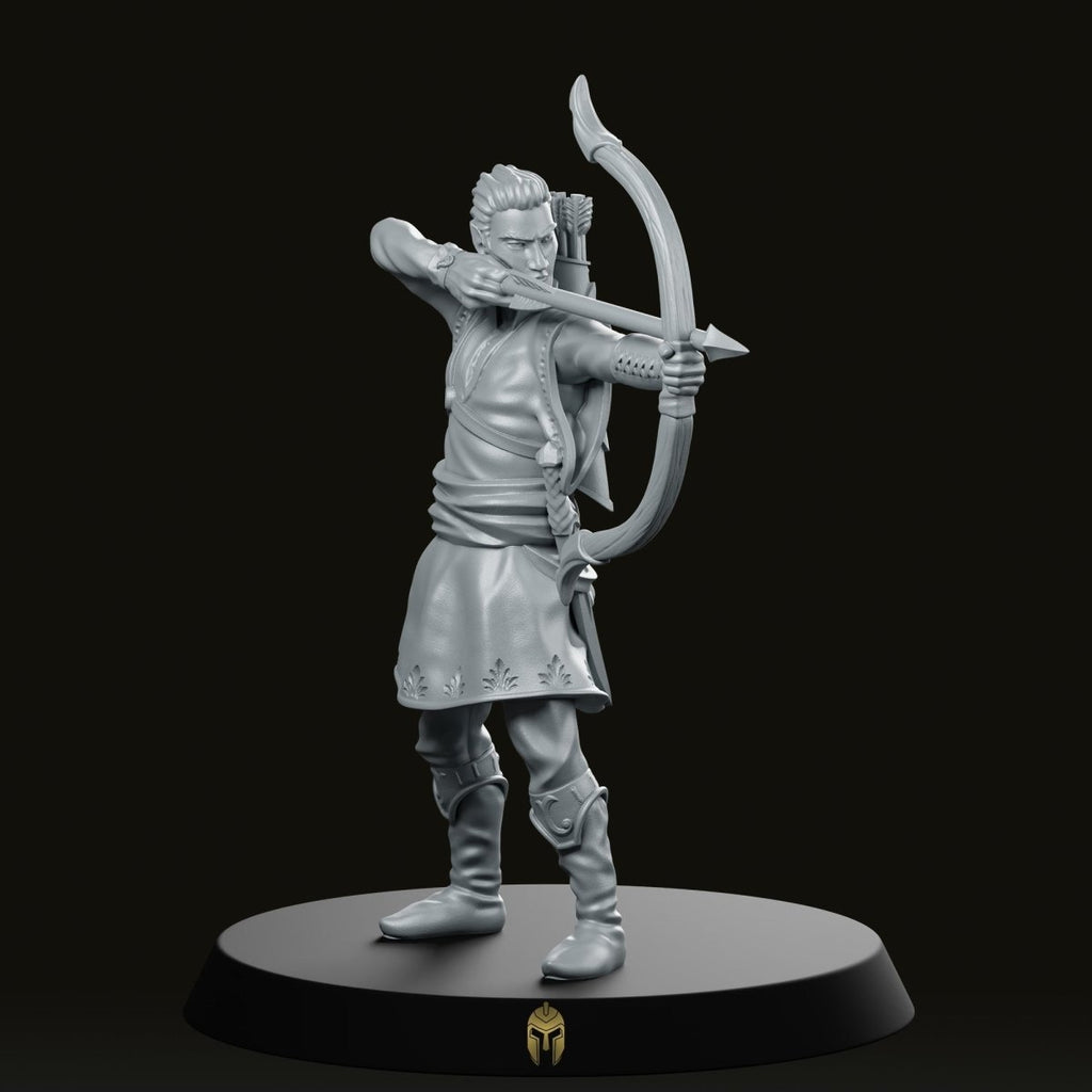 Elf Archer A Fantasy Miniature Fantasy by The Printing Goes Ever