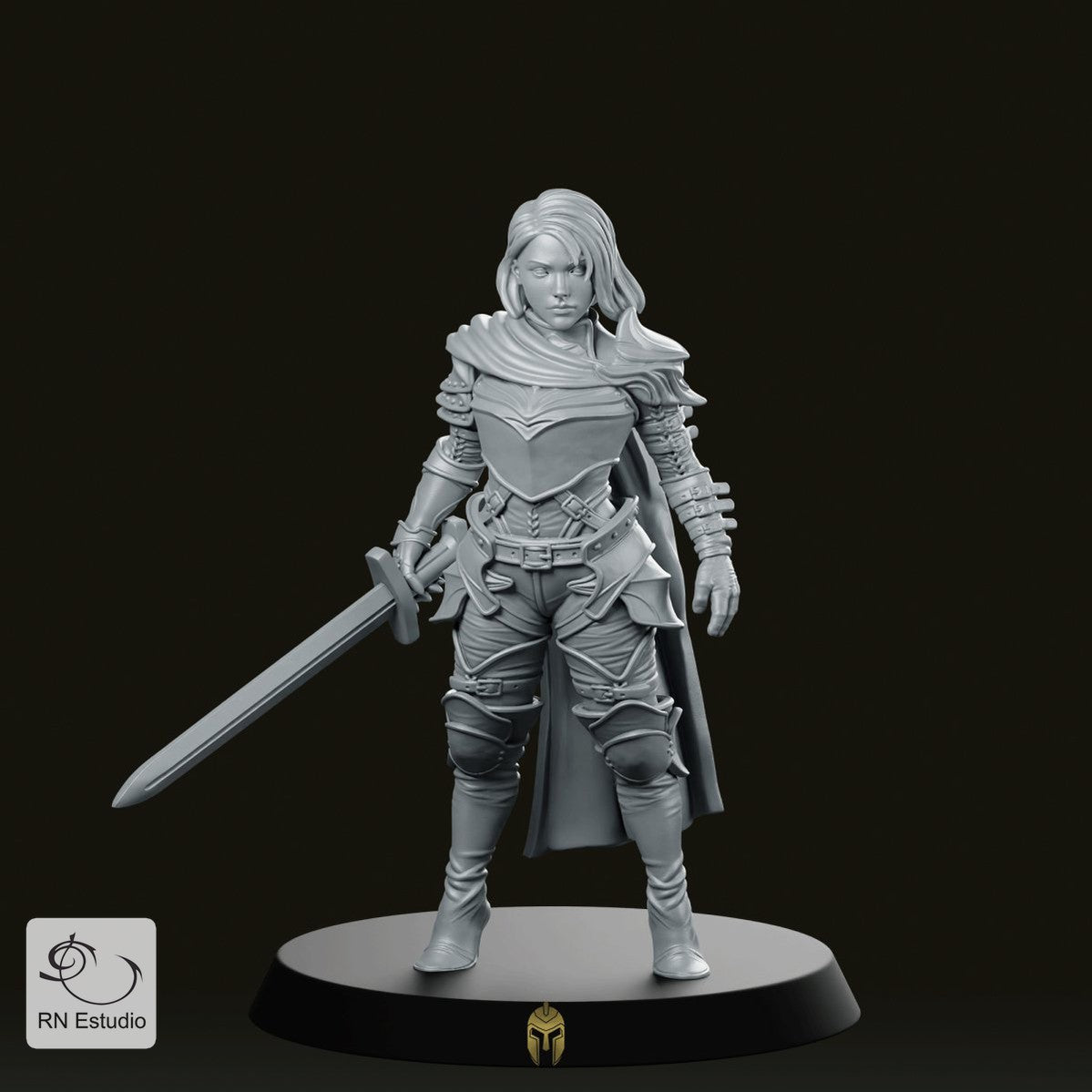 Elma Female Guard Miniature - We Print Miniatures