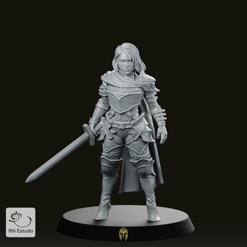 Elma Female Guard Miniature - We Print Miniatures
