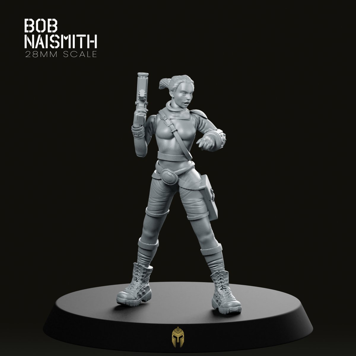 Eva Martin Civilian Scifi Miniature - We Print Miniatures -Bob Naismith Miniatures