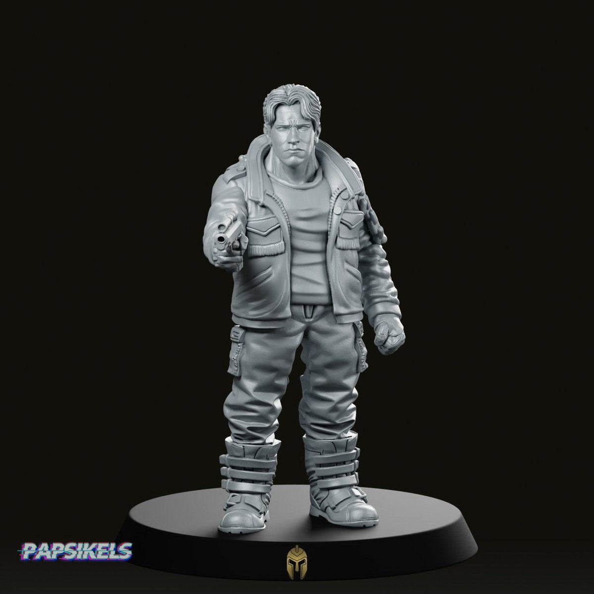 Evil Barry Mcguffin Future Killer Miniature - We Print Miniatures