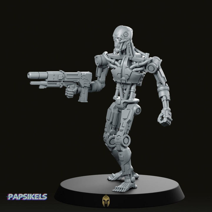 Exterminator E 800 F Miniature Sci-Fi Robot Soldier