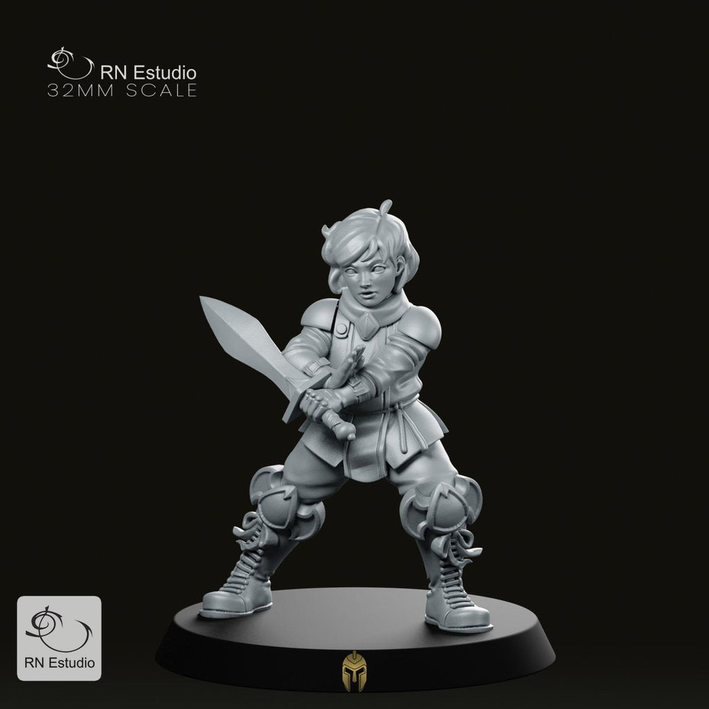 Fantasy Adrian Young Squire Miniature - We Print Miniatures
