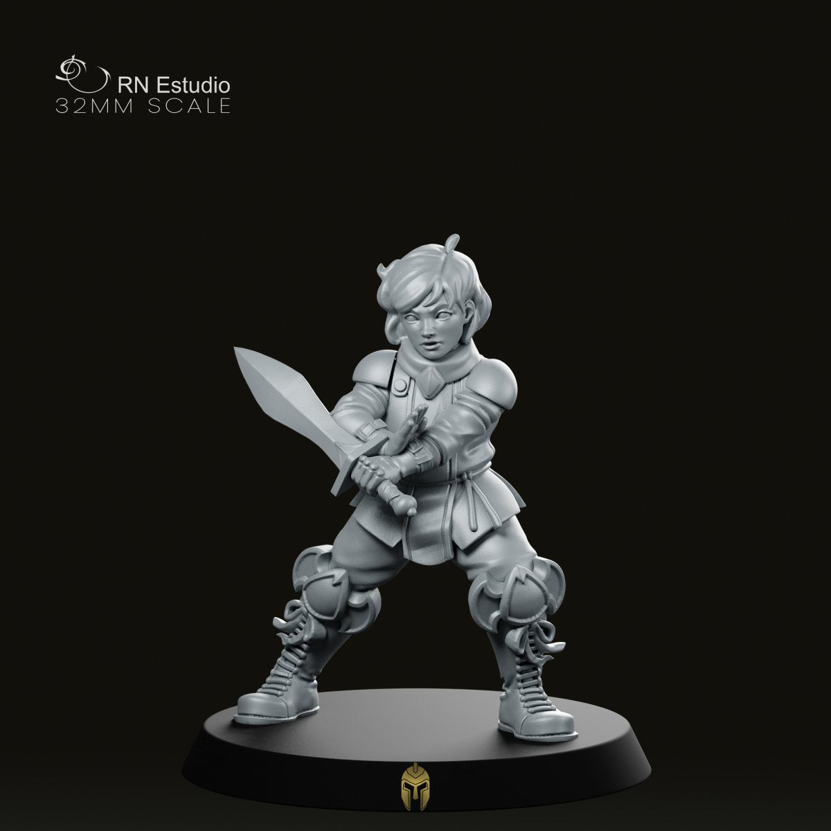 Fantasy Adrian Young Squire Miniature - We Print Miniatures