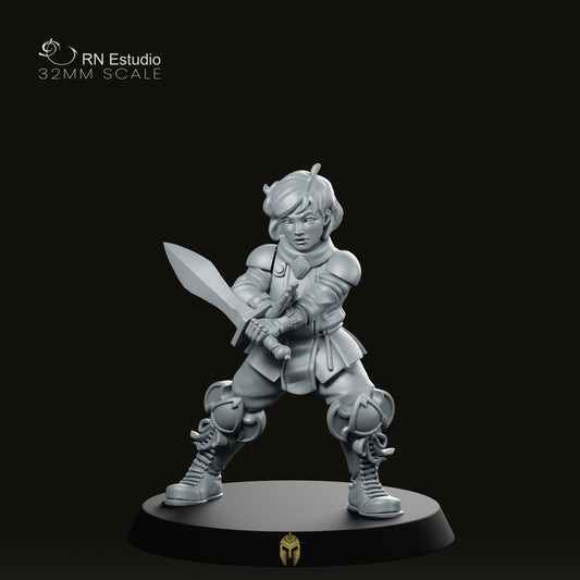 Fantasy Adrian Young Squire Miniature - We Print Miniatures