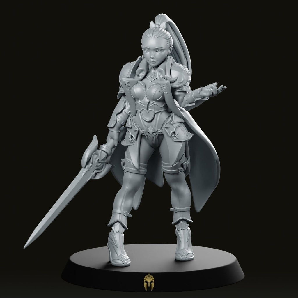 Fantasy Ainara Warrior Miniature