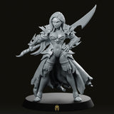 Fantasy Dalila Sword Miniature - We Print Miniatures