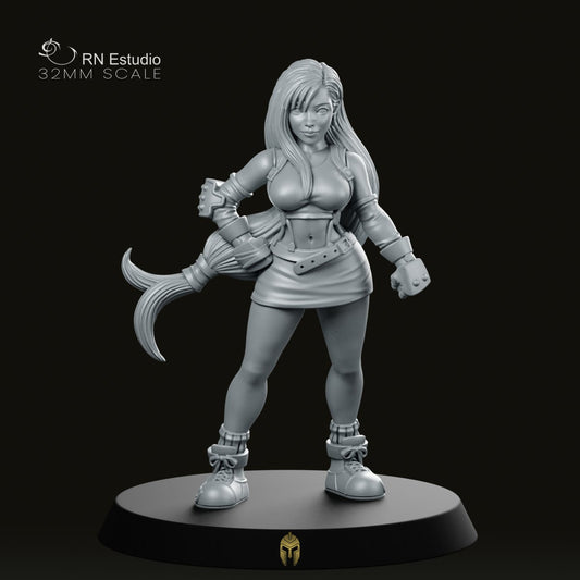 Fantasy Dhiva JRPG Miniature - We Print Miniatures