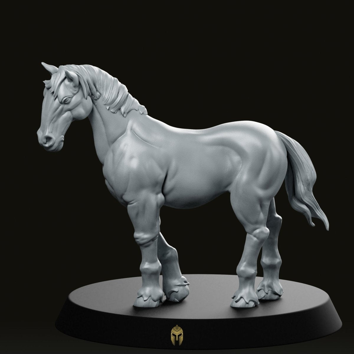 Fantasy Horse F Miniature - We Print Miniatures -CastNPlay
