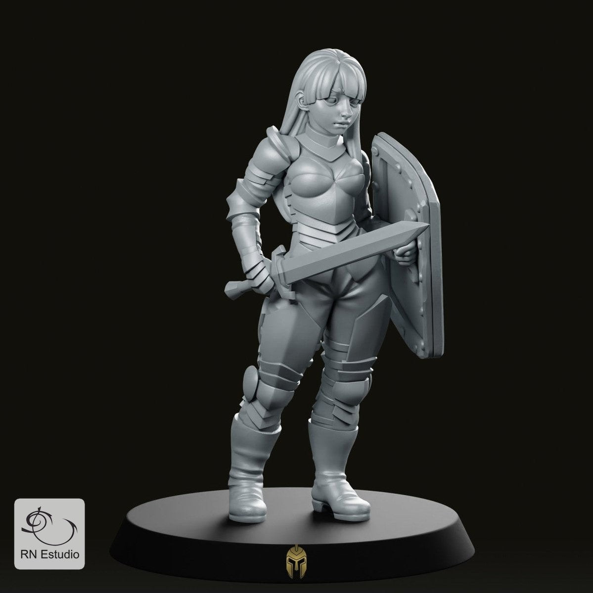 Fantasy Katali Royal Guard Miniature - We Print Miniatures -RN Estudio