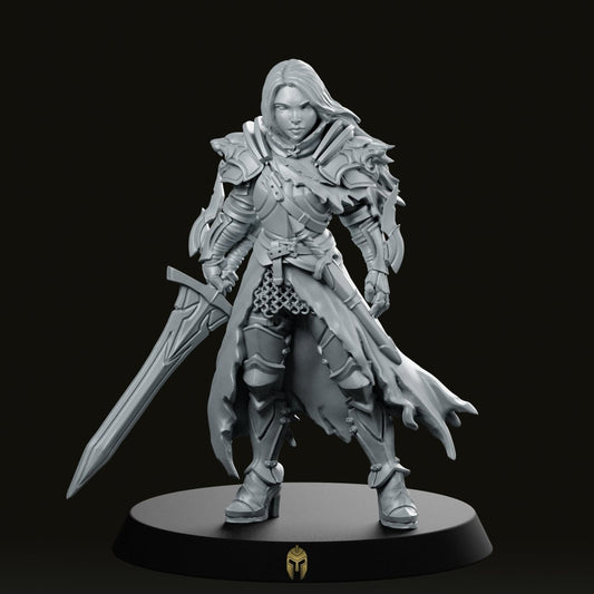 Fantasy Lydia the Lioness Miniature - We Print Miniatures -RN Estudio