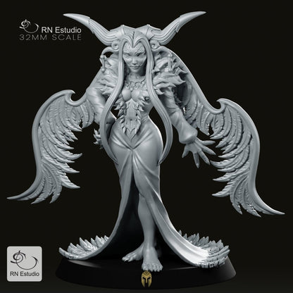 Fantasy Lynaithna Witch JRPG Miniature - We Print Miniatures -RN Estudio