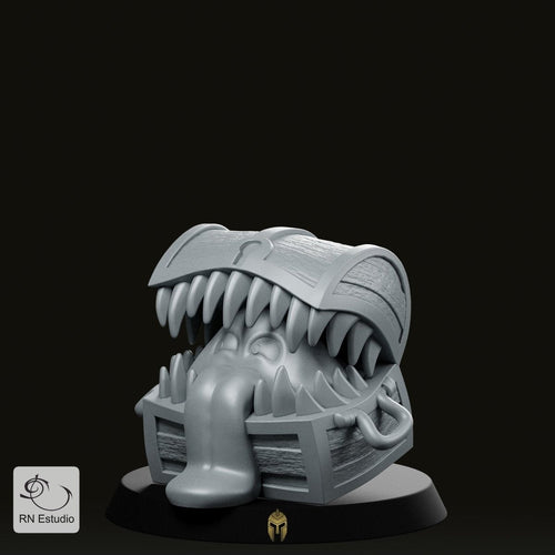 Fantasy Mimic Chest Miniature - We Print Miniatures -RN Estudio