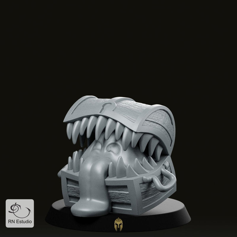 Fantasy Mimic Chest Miniature - We Print Miniatures -RN Estudio