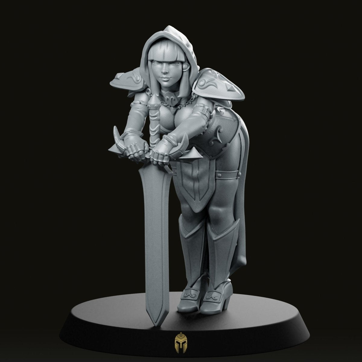 Fantasy Silencia Temptus Miniature - We Print Miniatures -RN Estudio