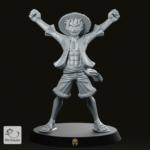 Fantasy Tufy Celebrating JRPG Miniature - We Print Miniatures -RN Estudio