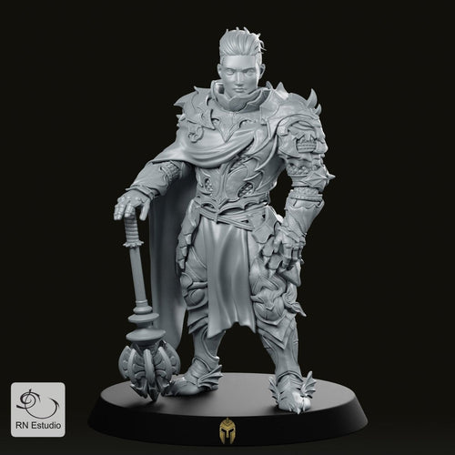 Fantasy Uthoran Dragon Knight Miniature - We Print Miniatures -RN Estudio