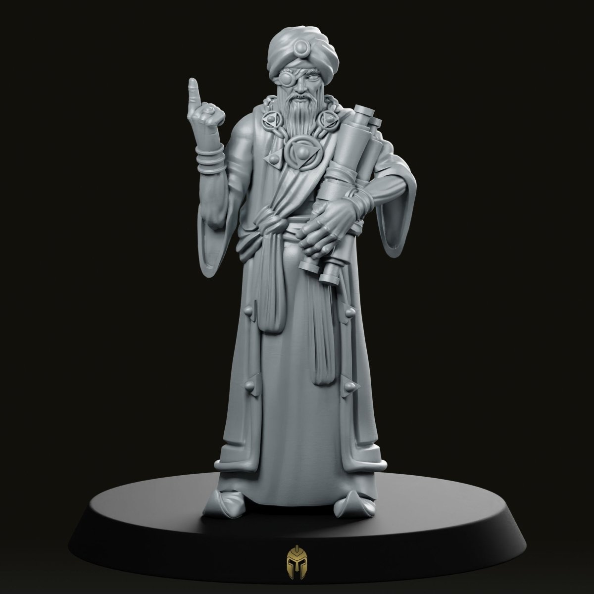 Fantasy Wiseman Miniature - We Print Miniatures -Onmioji