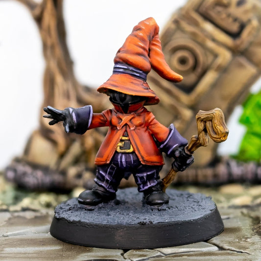 Fantasy Wizard Biboru Mage Miniature - We Print Miniatures -RN Estudio