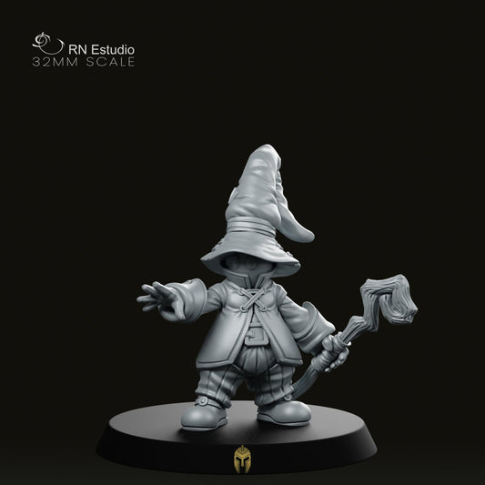 Fantasy Wizard Biboru Mage Miniature - We Print Miniatures -RN Estudio