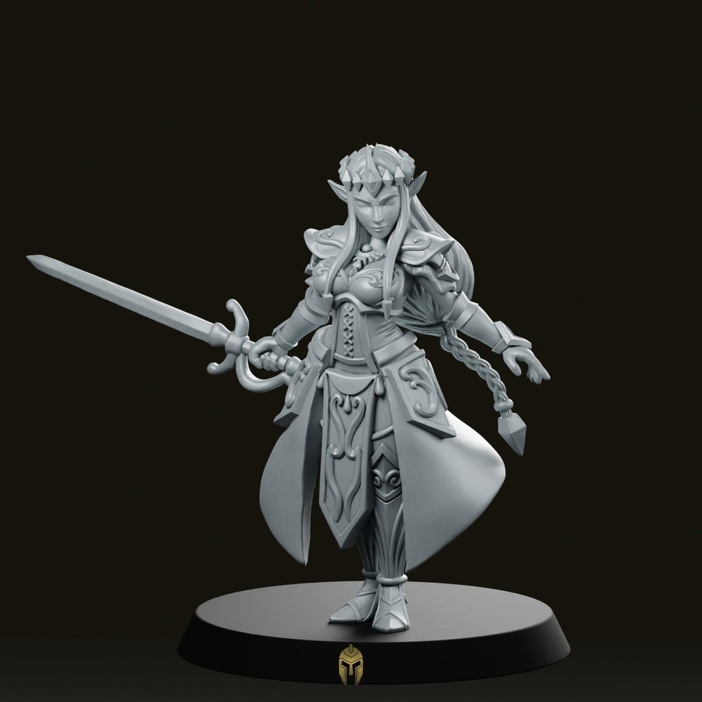 Fantasy Zalidra Elven Princess Miniature